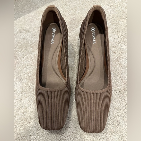 Vivaia Square-Toe Chunky Heels (Melody) in Expresso brown 41.5/10 - Picture 3 of 6